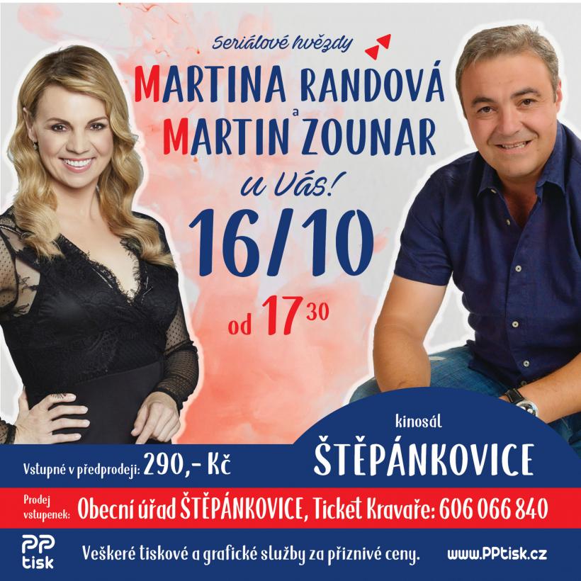 Martina Randová a Martin Zounar 