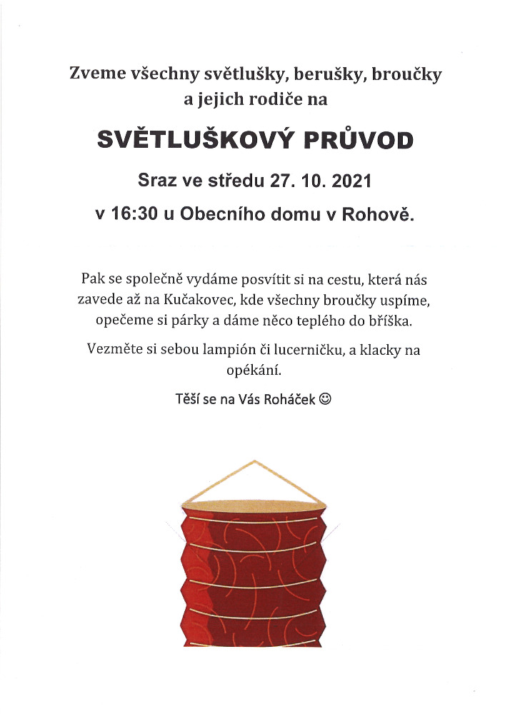 Světluškový průvod 