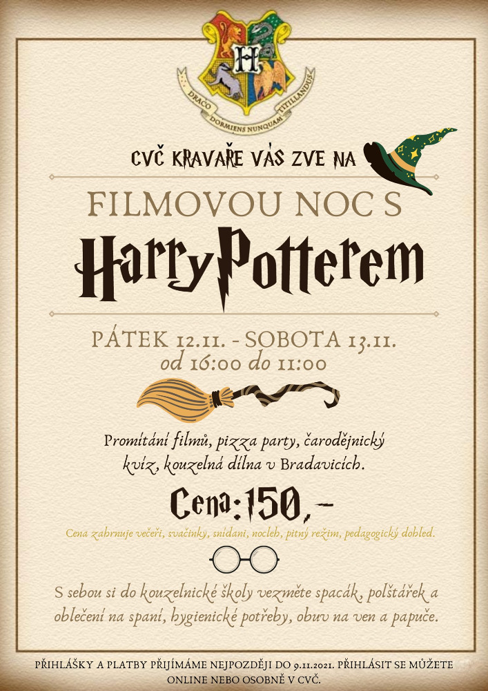 Filmová noc s Harry Potterem 