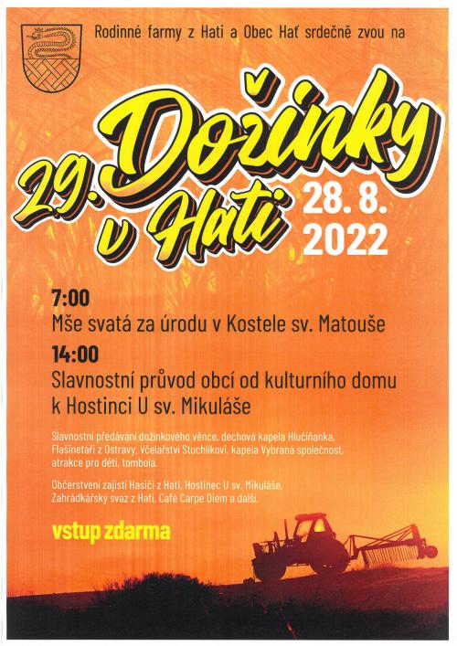 Dožínky v Hati 