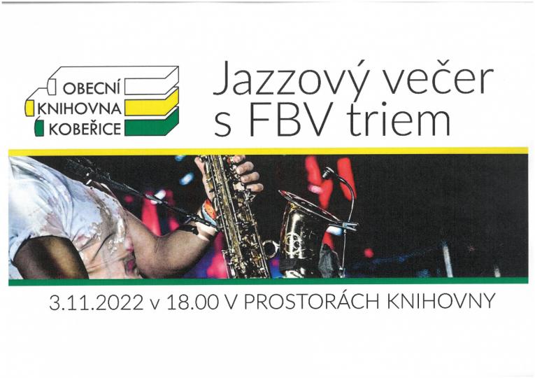 Jazzový večer s FBV triem 