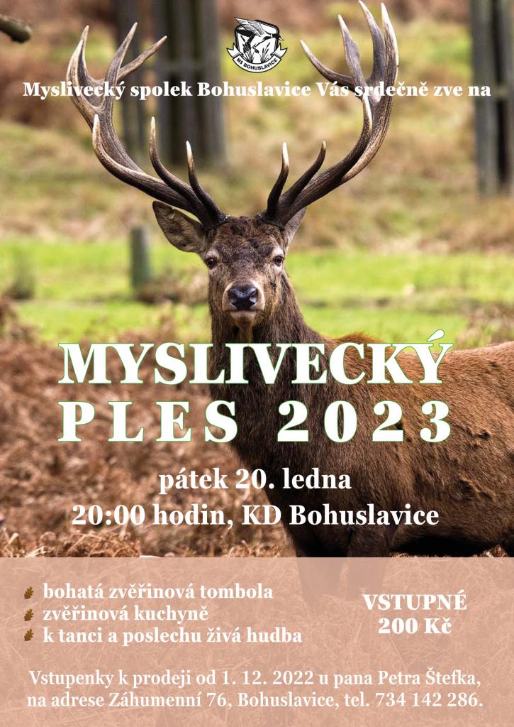 Myslivecký ples 2023