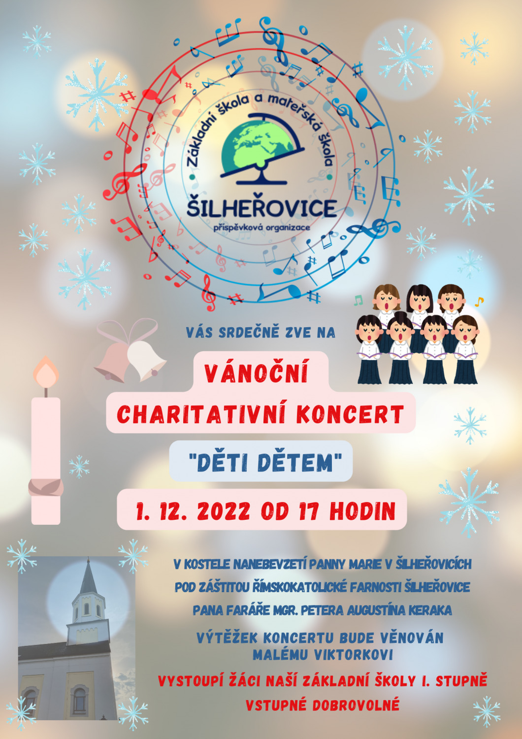 Vánoční charitativní koncert "Děti dětem" 