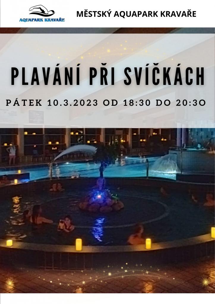 Plavání při svíčkách