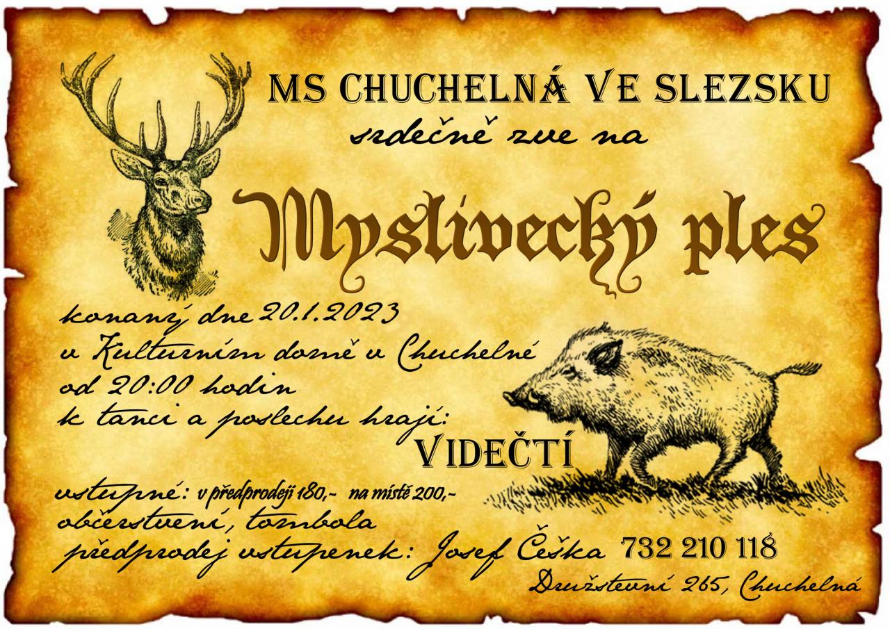 Myslivecký ples 2023