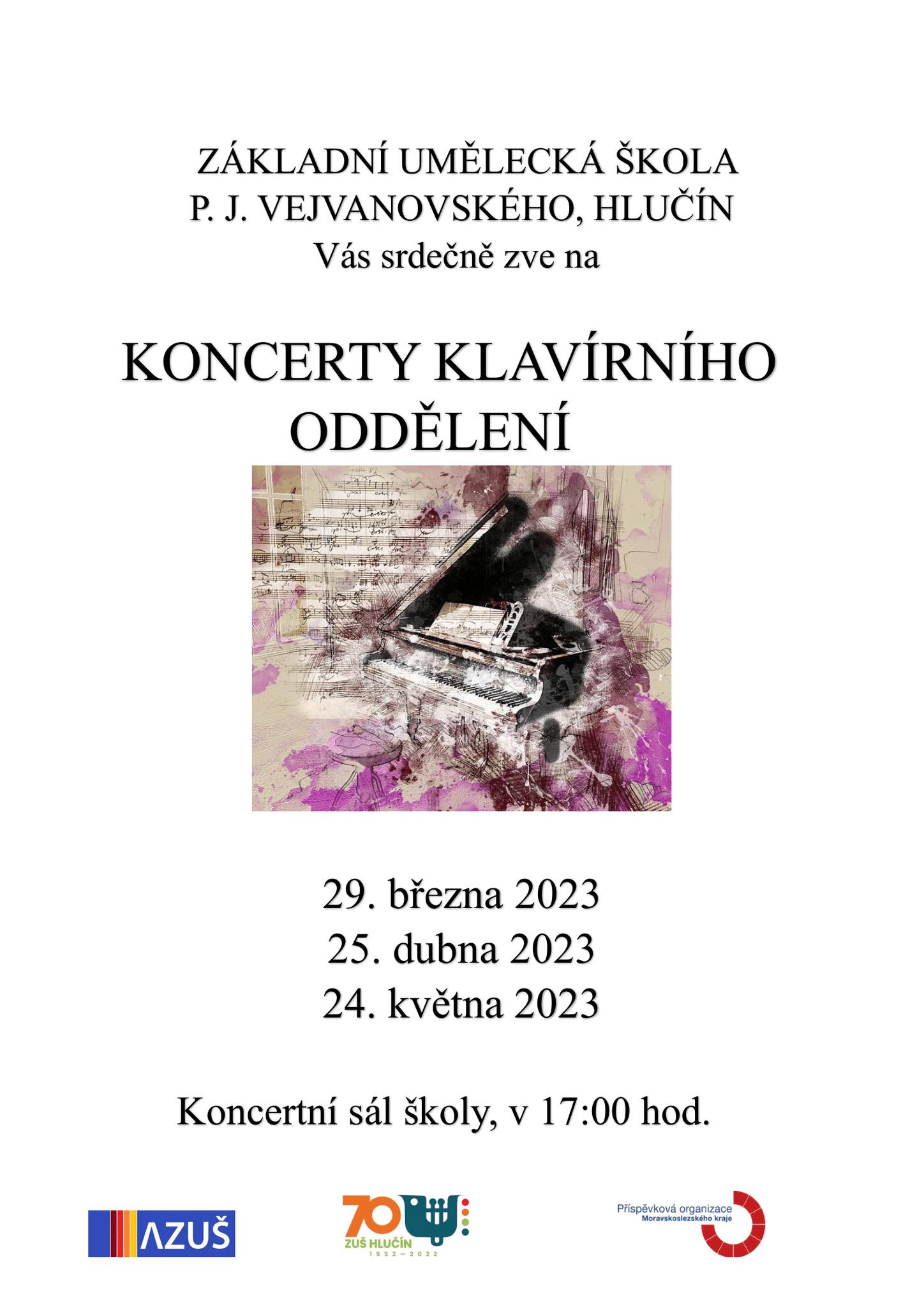 Koncert klavírního oddělení 