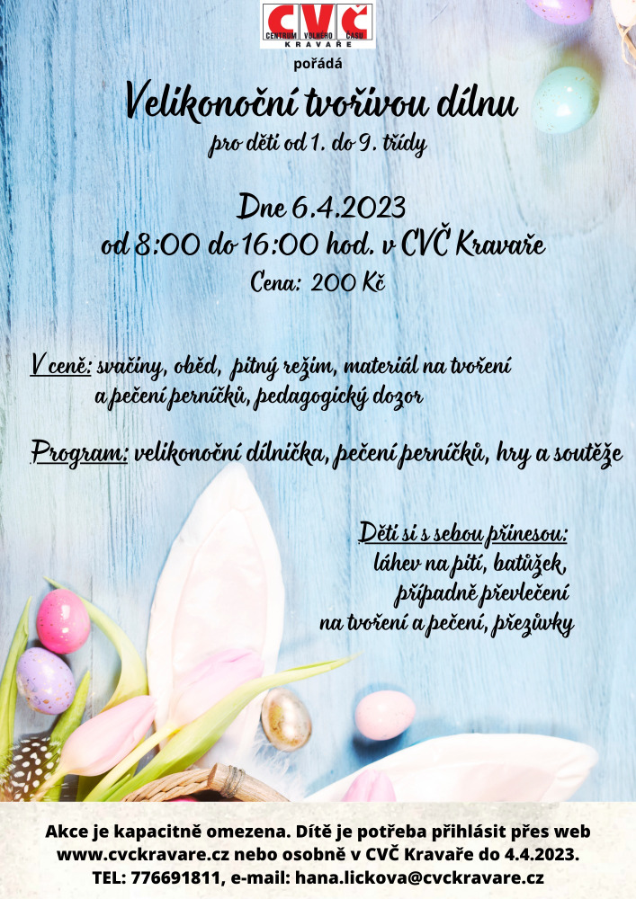 Velikonoční tvořivá dílna 