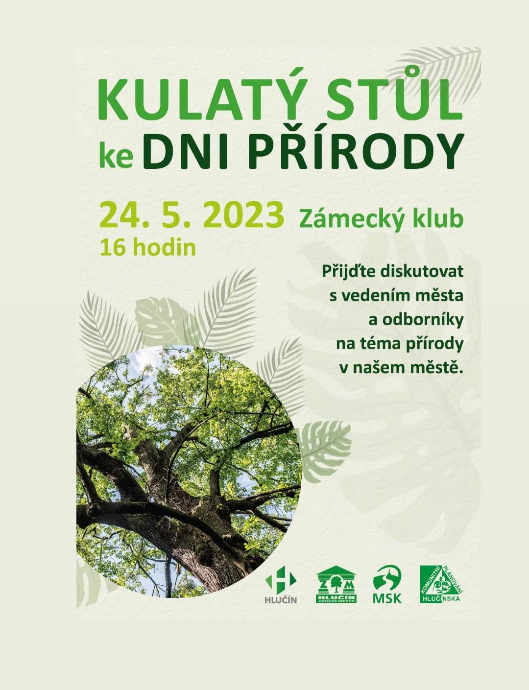 KULATÝ STŮL ke DNI PŘÍRODY 