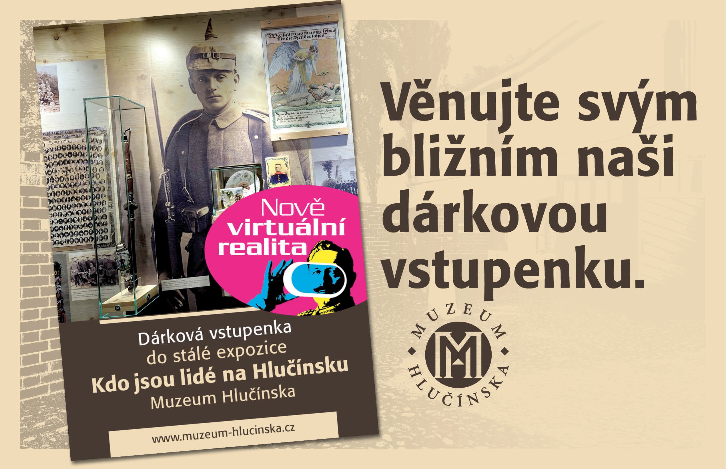 Dárkové vstupenky do Muzea Hlučínska v prodeji Dárkové vstupenky do Muzea Hlučínska v prodeji