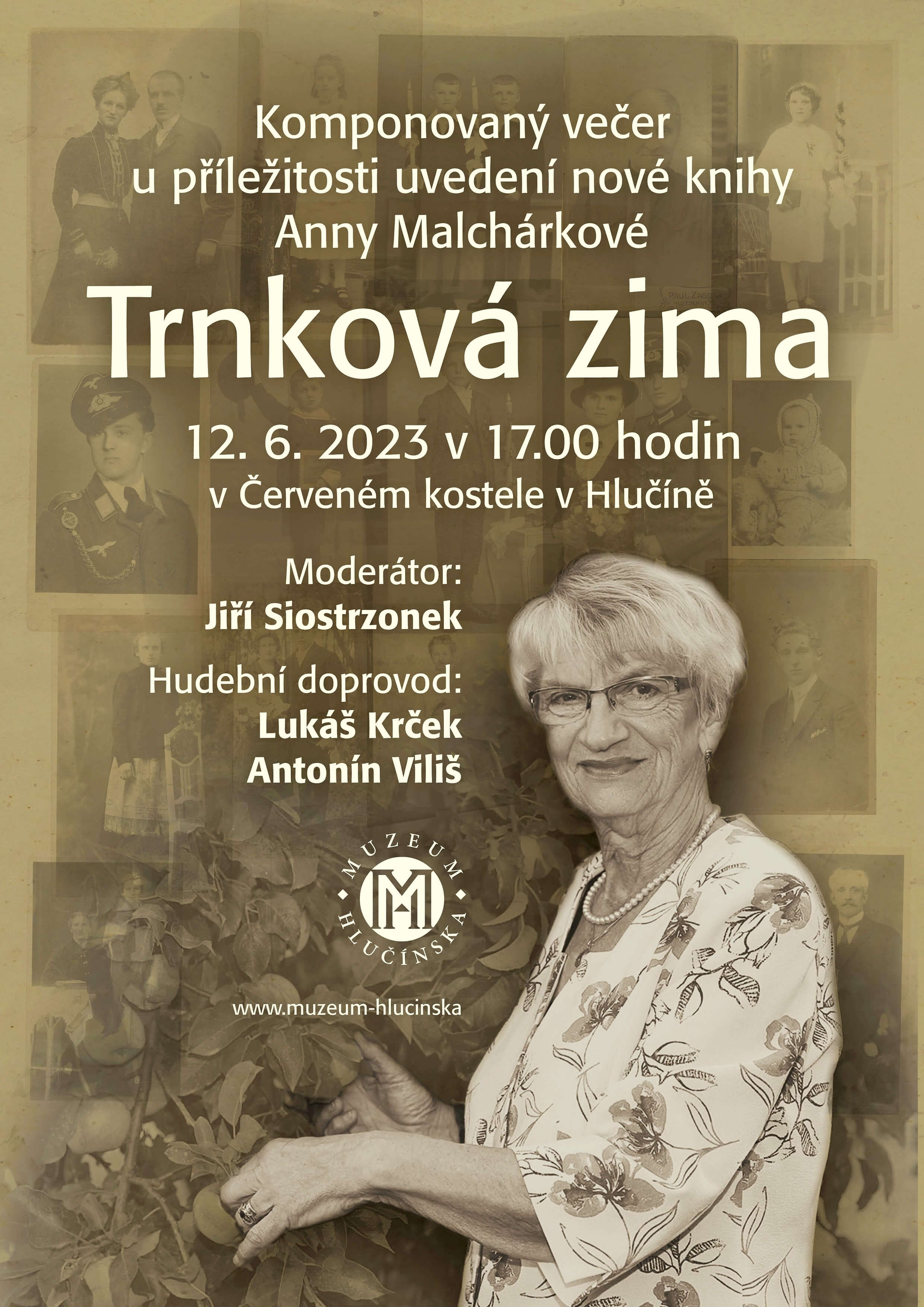 Komponovaný večer u příležitosti uvedení nové knihy Anny Malchárkové 