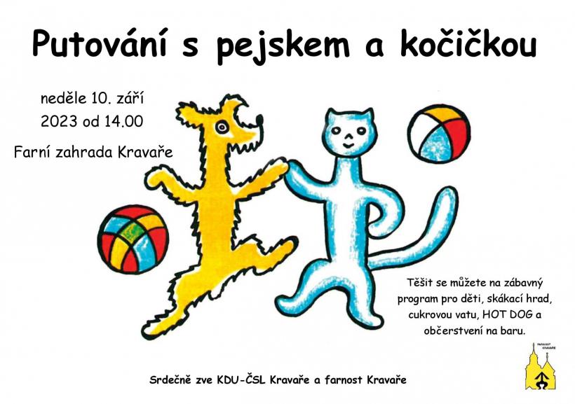 Putování s pejskem a kočičkou 