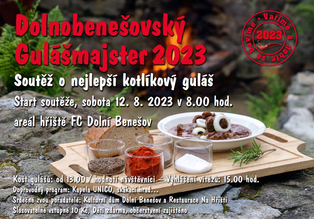 Dolnobenešovský Gulášmajster 2023