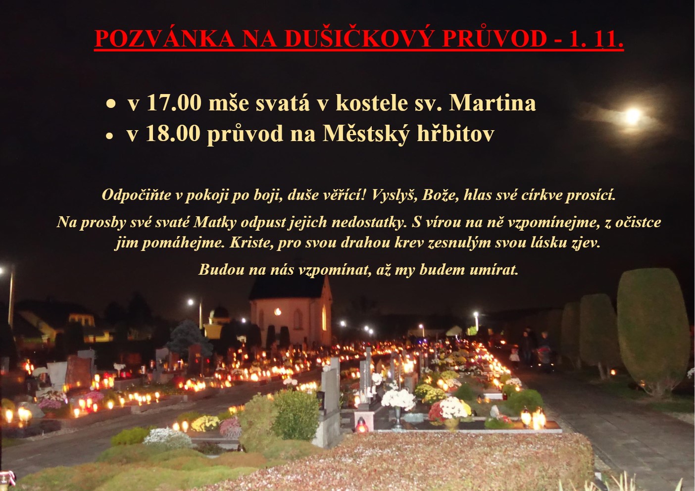 Dušičkový průvod 