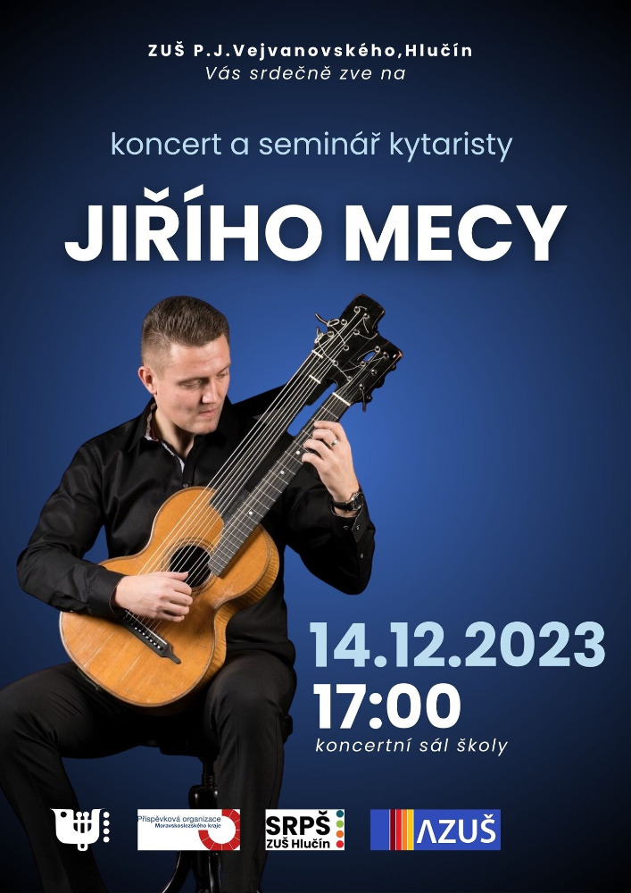 koncert a seminář kytaristy Jiřího Mecy