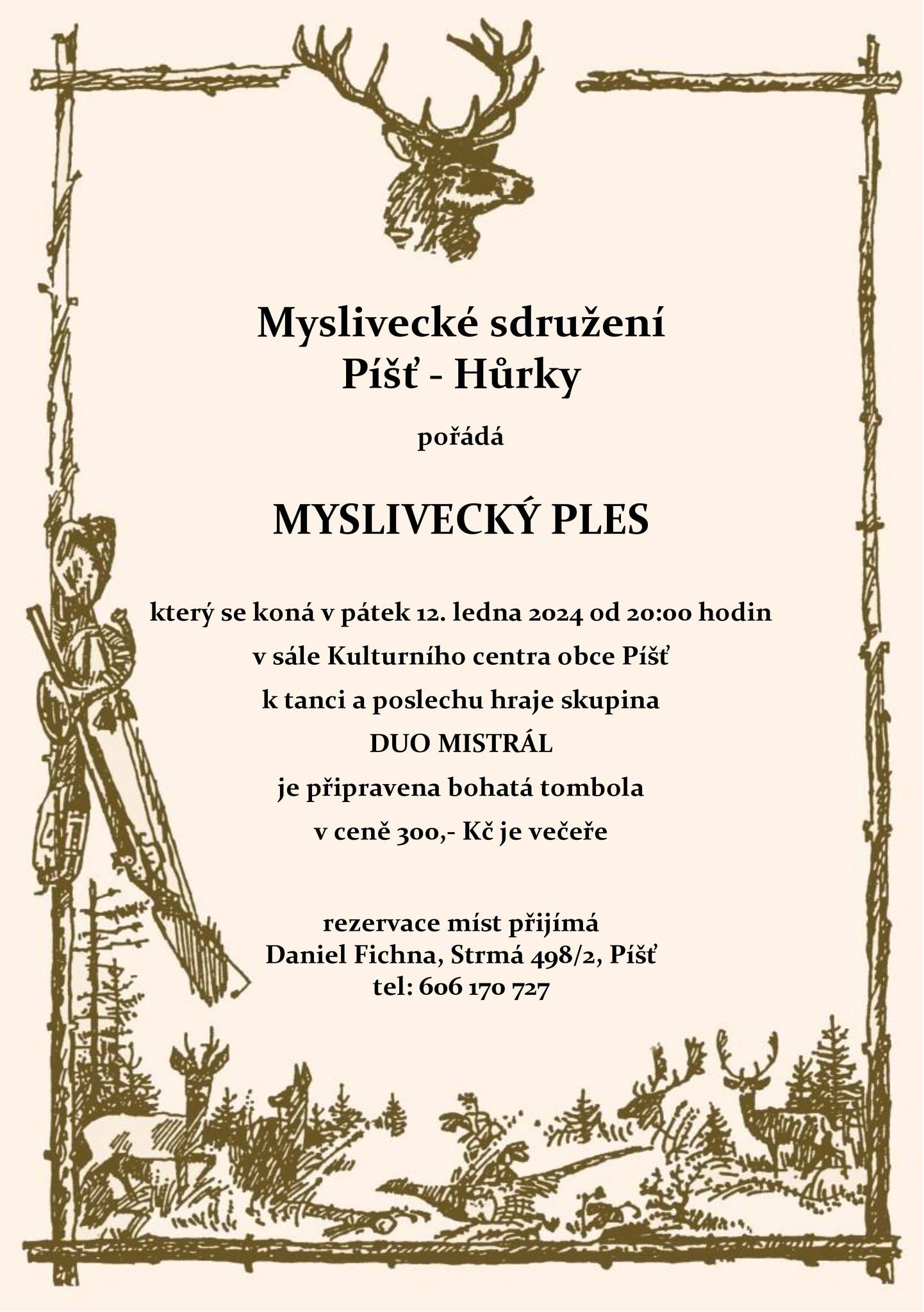 Myslivecký ples - Píšť