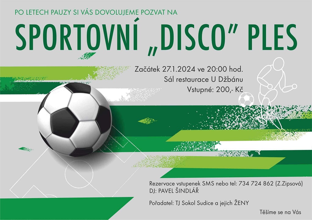 Sportovní "DISCO" ples