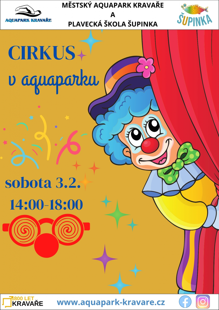 Cirkus v aquaparku