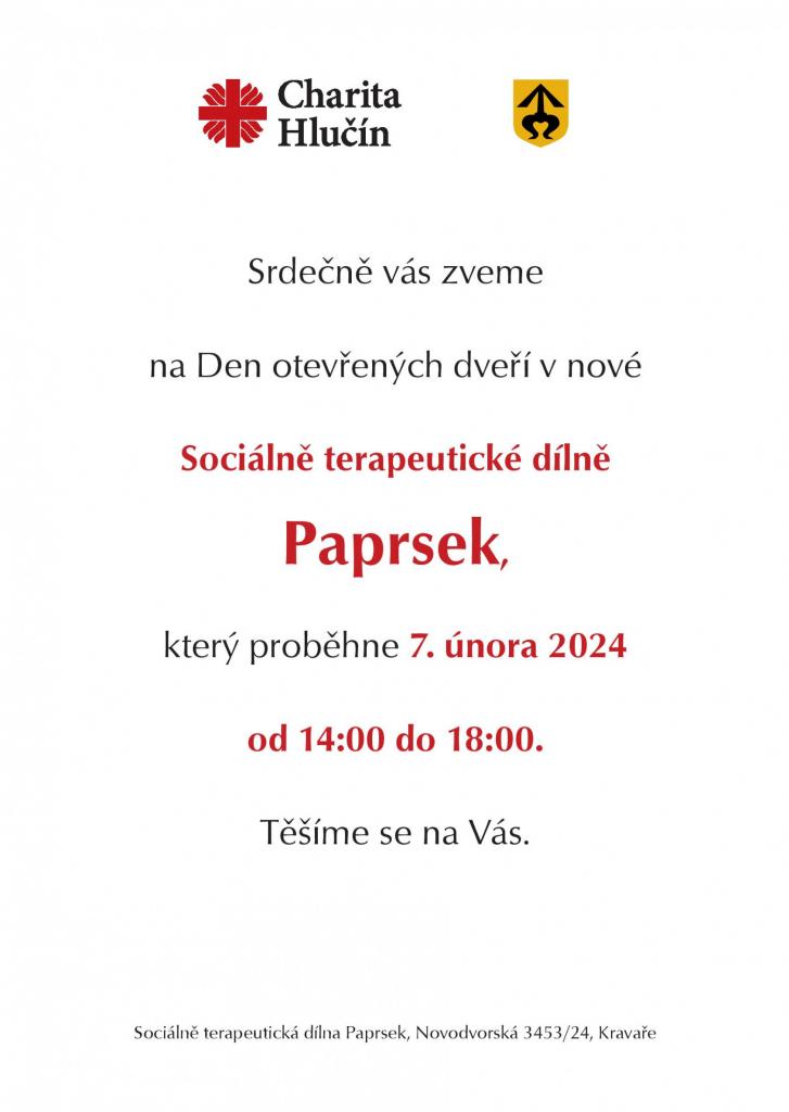 Den otevřených dveří Paprsek