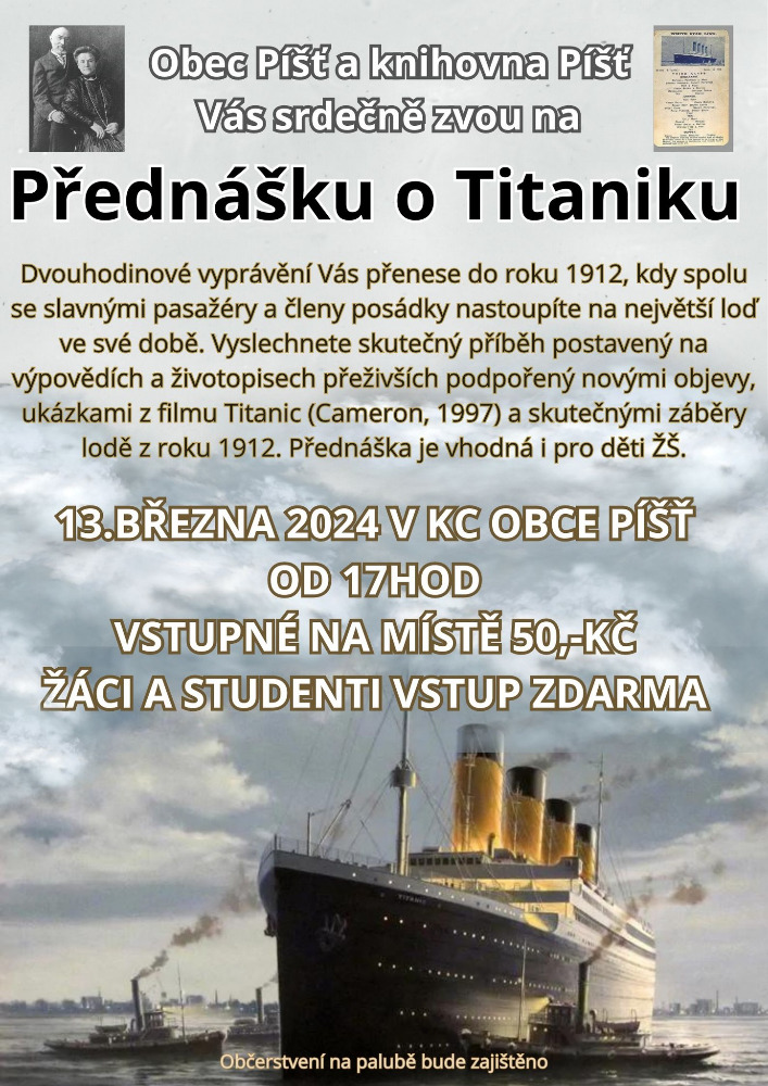Přednáška o Titaniku 