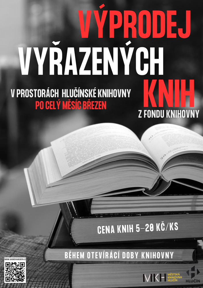 VÝPRODEJ VYŘAZNÝCH KNIH