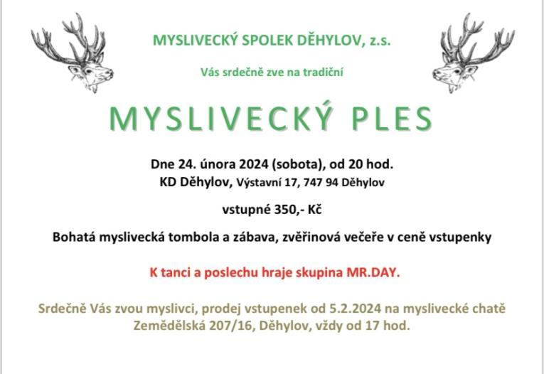 Myslivecký ples Děhylov