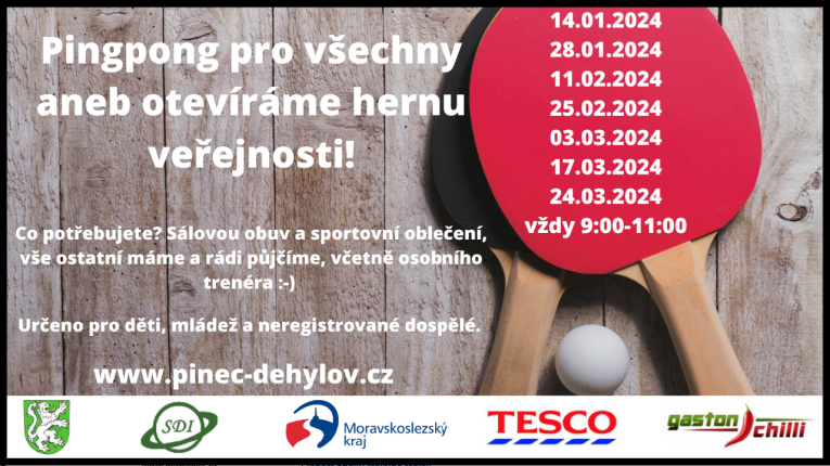 pingpong pro všechny- Děhylov