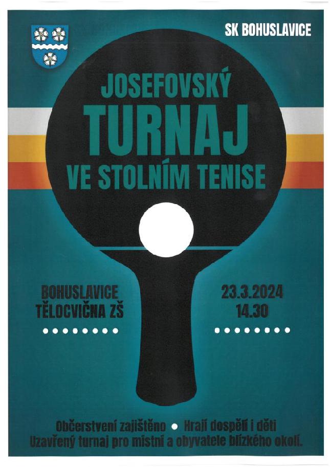 JOSEFOVSKÝ TURNAJ VE STOLNÍM TENISE