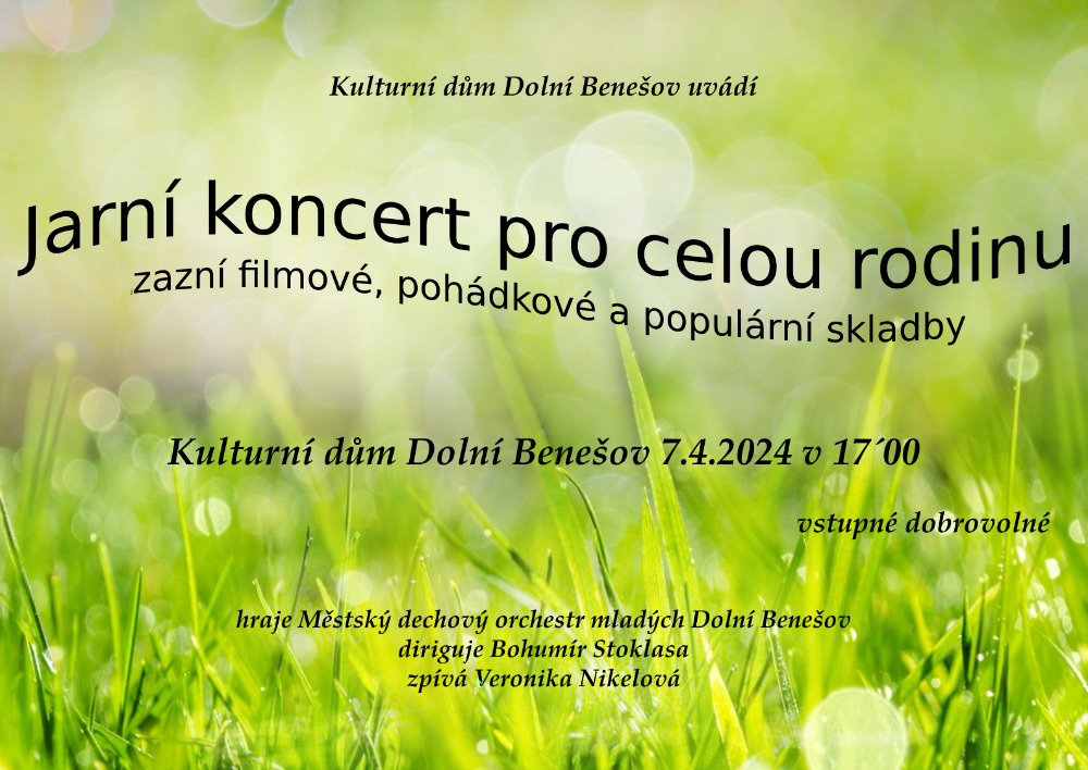 Jarní koncert pro celou rodinu