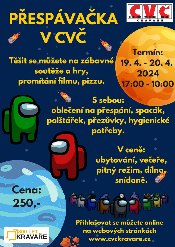 PŘESPÁVAČKA V CVČ