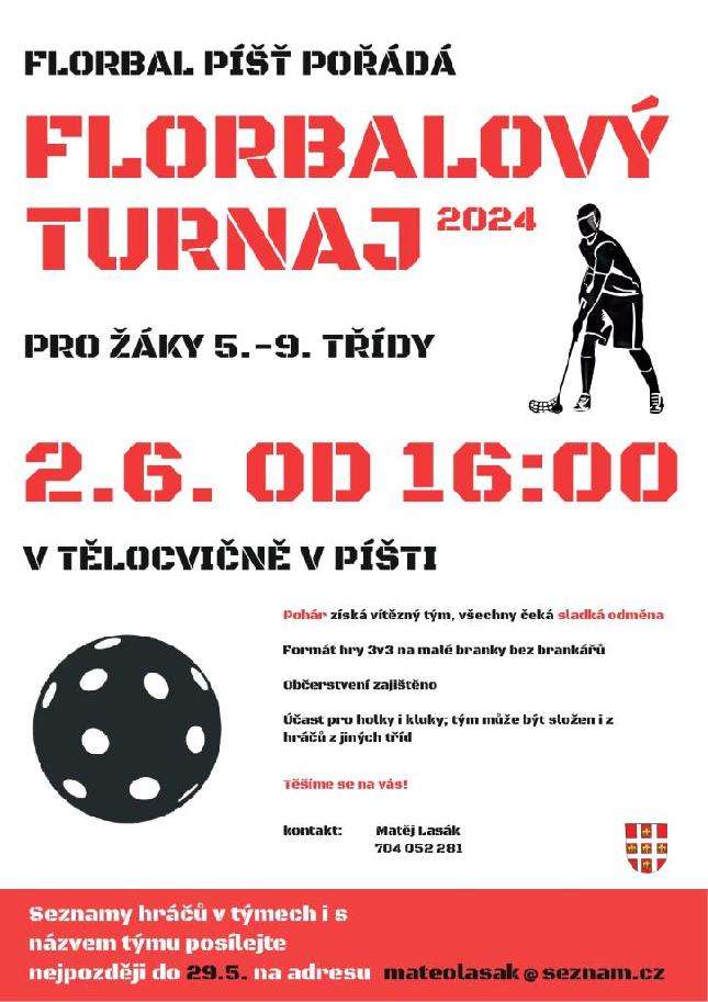 FLORBALOVÝ TURNAJ 2024