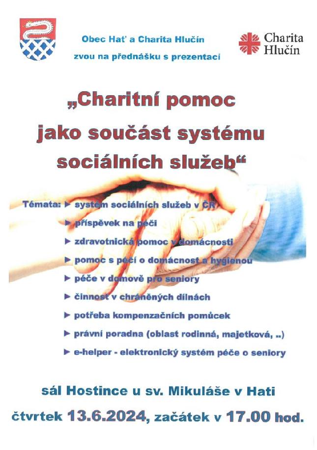 Přednáška - Charitativní pomoc