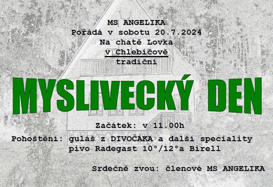 MYSLIVECKÝ DEN