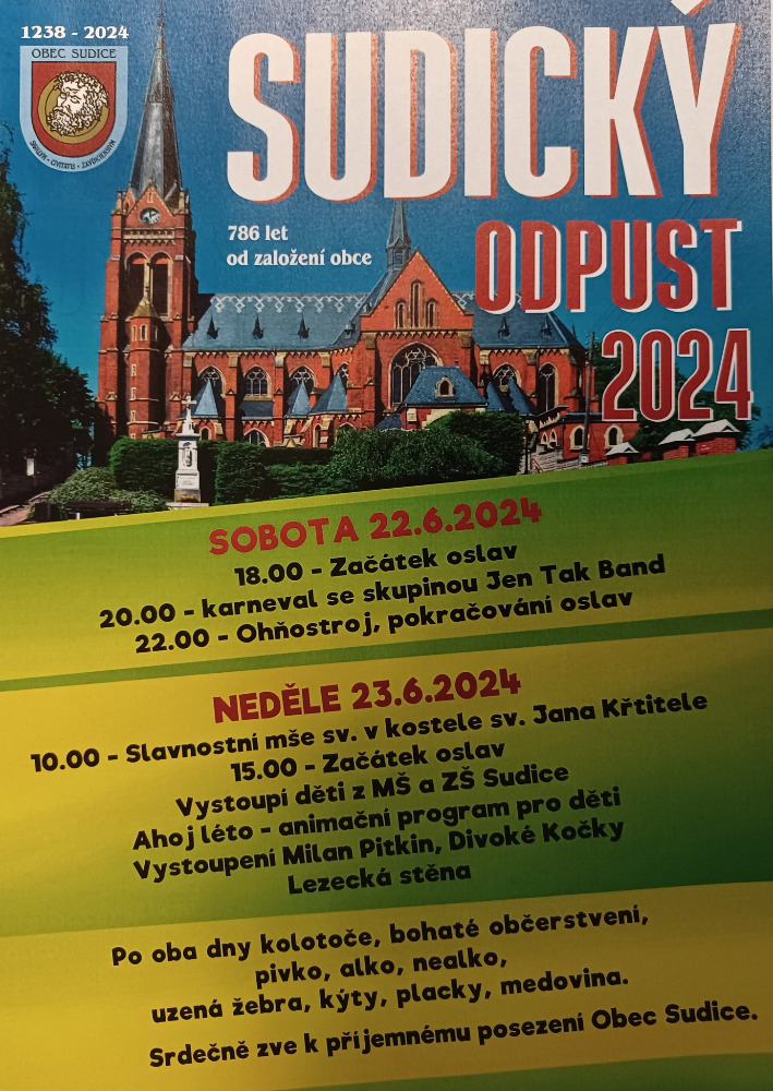 SUDICKÝ ODPUST 