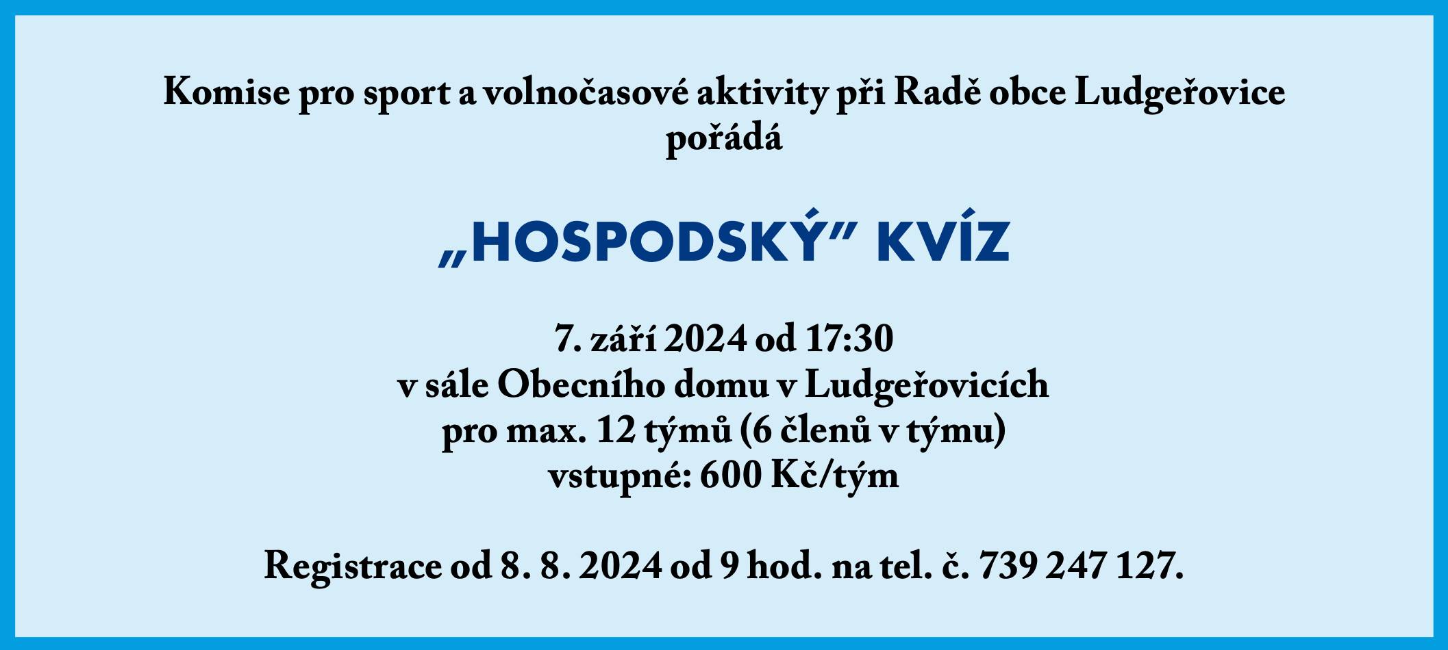HOSPODSKÝ KVÍZ