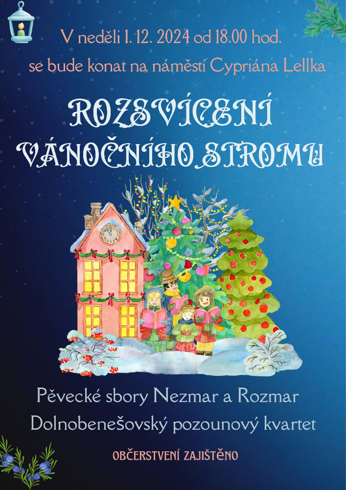 Rozsvícení vánočního stromu