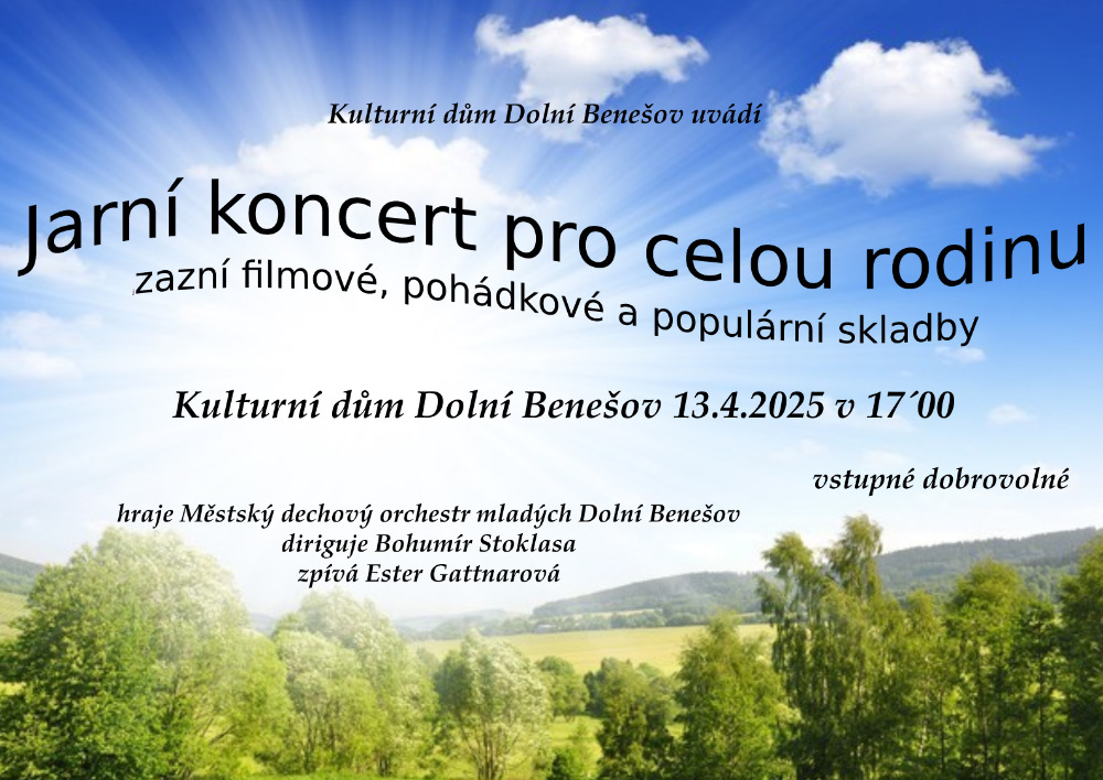 Jarní koncert pro celou rodinu 