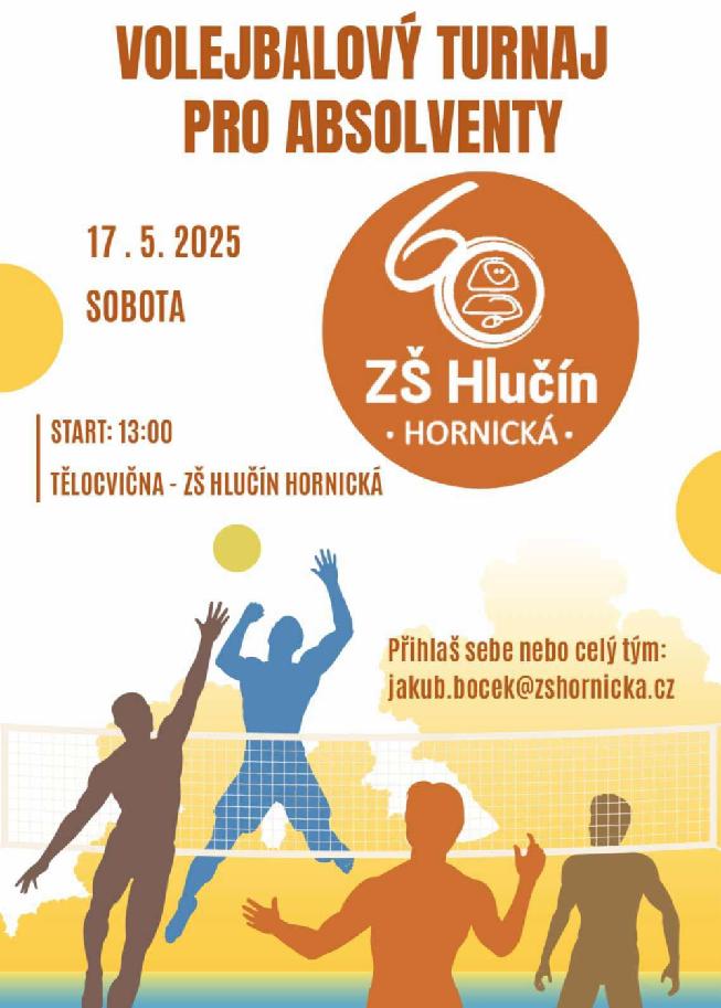 Volejbalový turnaj pro absolventy ZŠ Hlučín Hornická