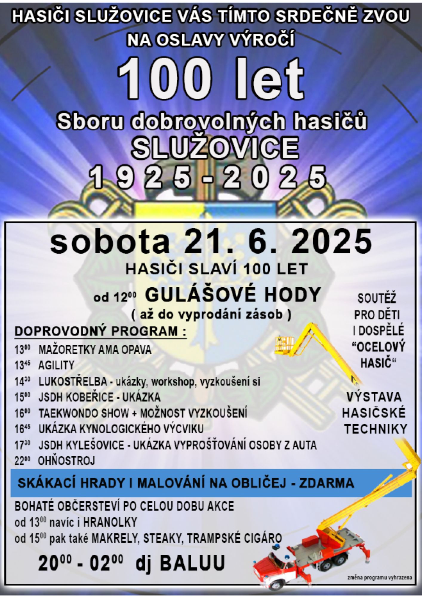 100 let SDH Služovice