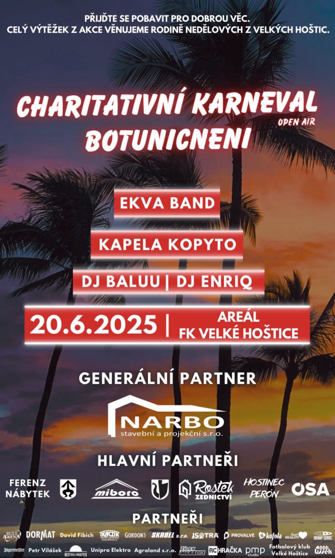 CHARITATIVNÍ KARNEVAL BOTUNICNENI (open air)