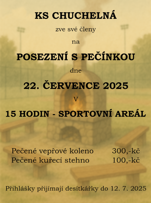 posezení s pečínkou