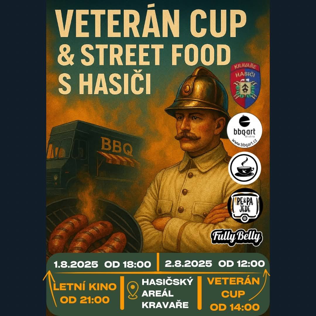 Veterán cup a street food s hasiči