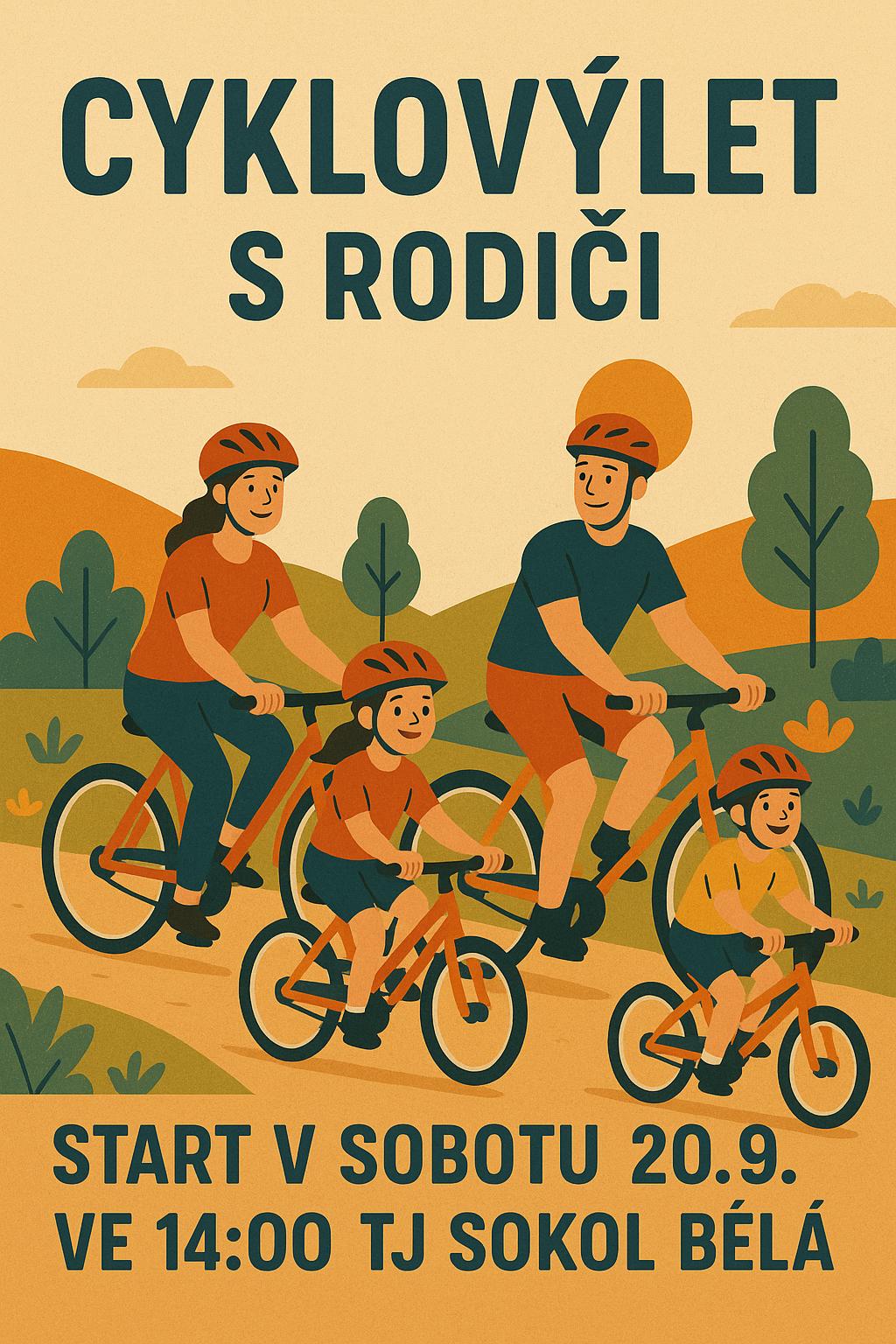 Cyklovýlet s rodiči