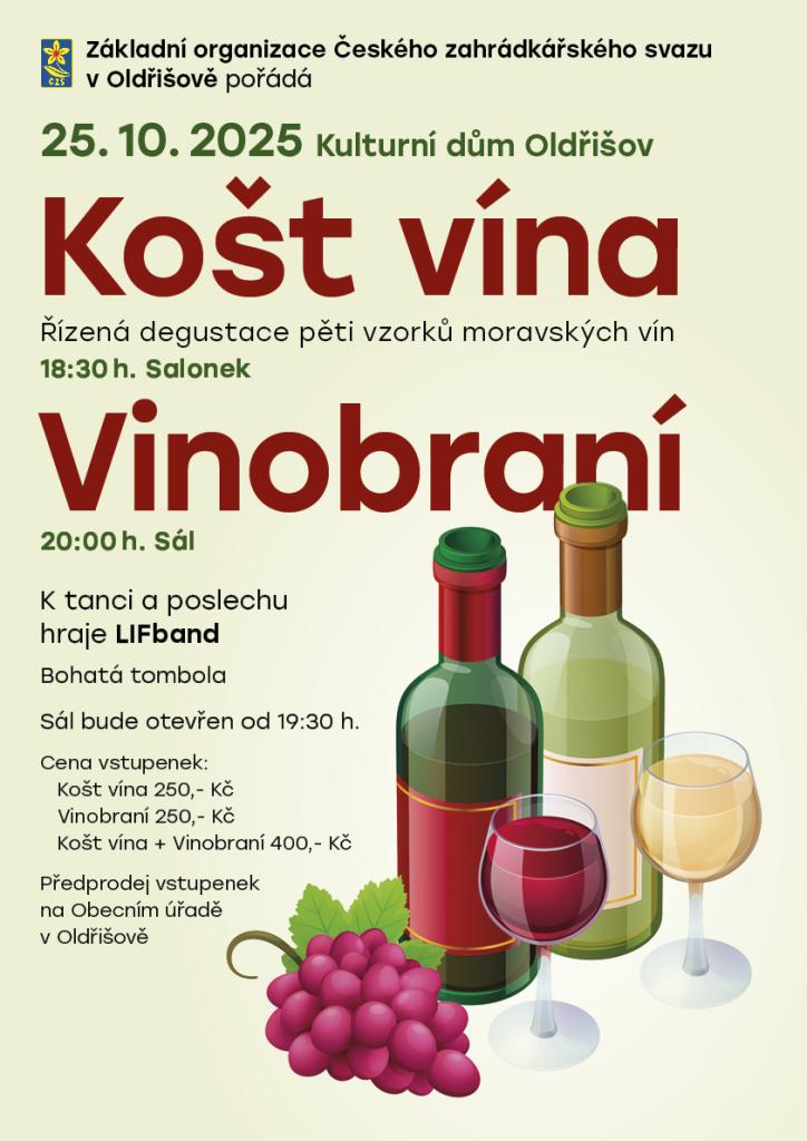 Košt vína a vinonobraní