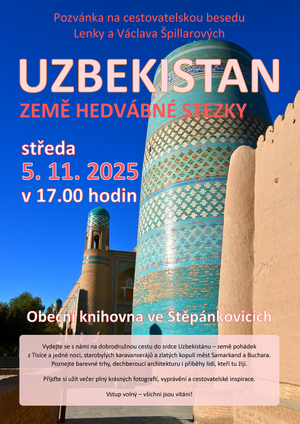 Uzbekistán - země hedvábné stezky