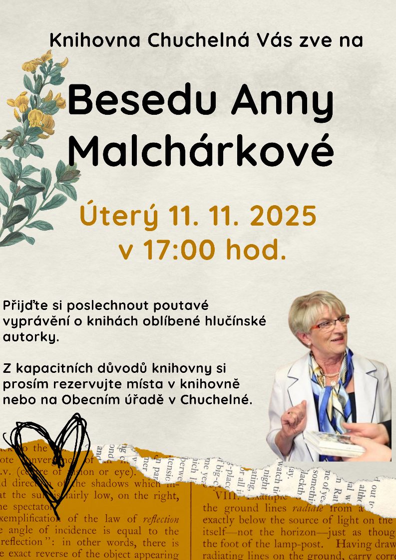 Beseda se spisovatelkou A. Malchárkovou