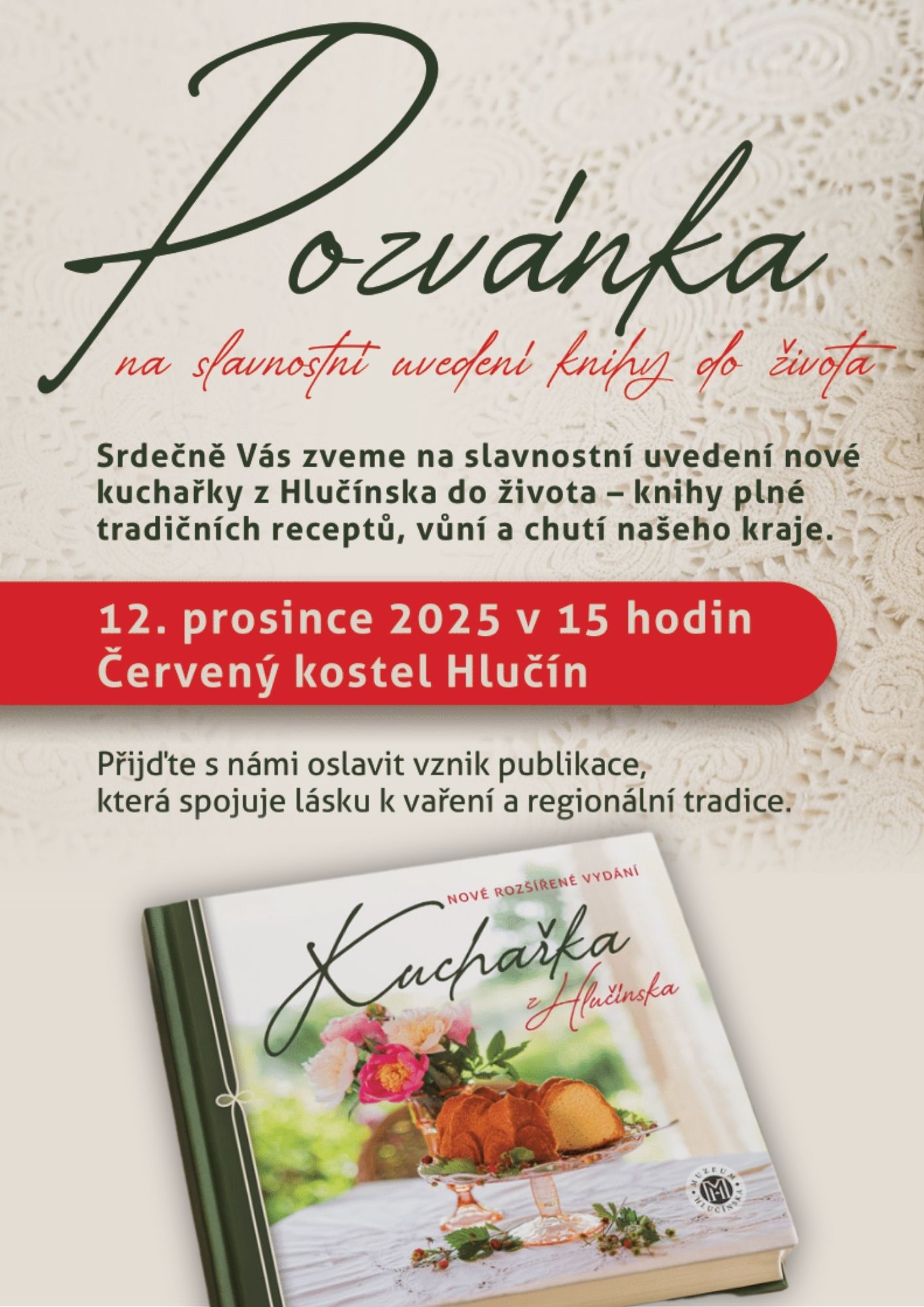 Uvedení nové kuchařky z Hlučínska