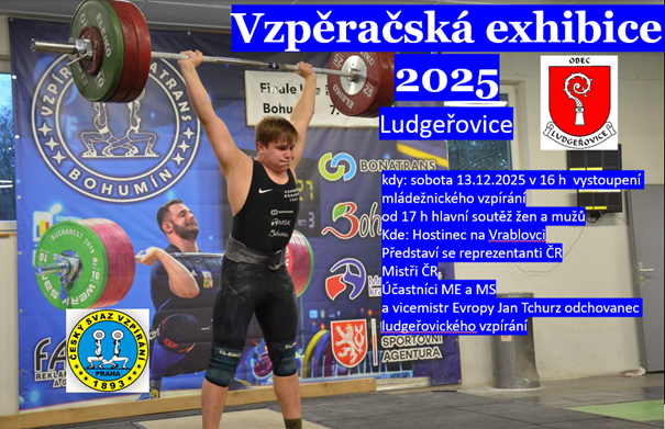 Vzpěračská exhibice 2025