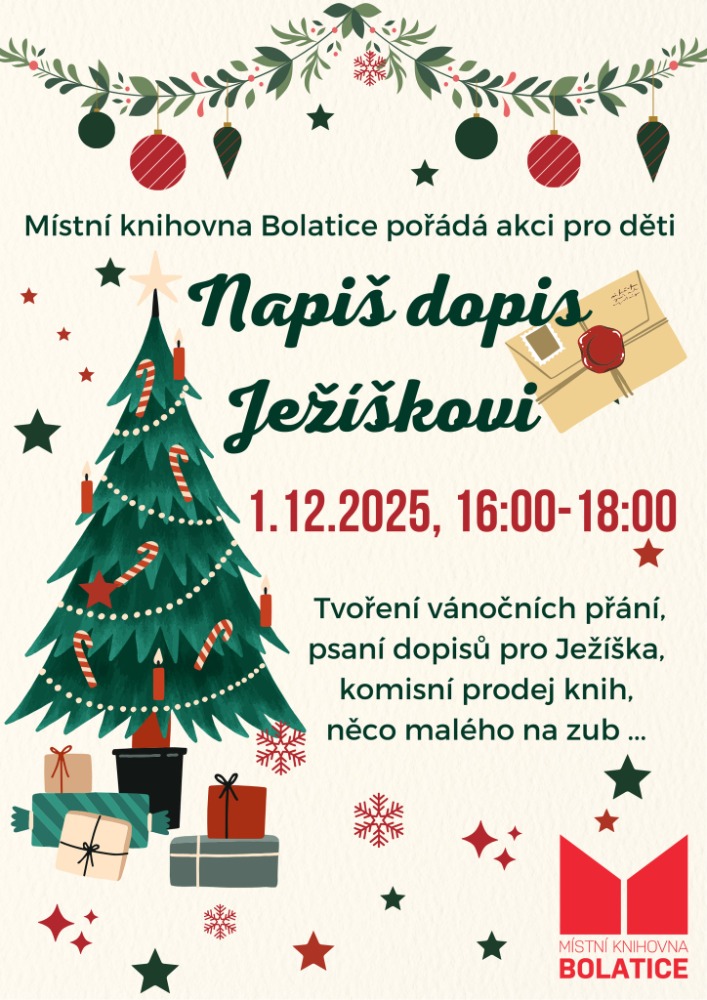 Napiš dopis ježíškovi