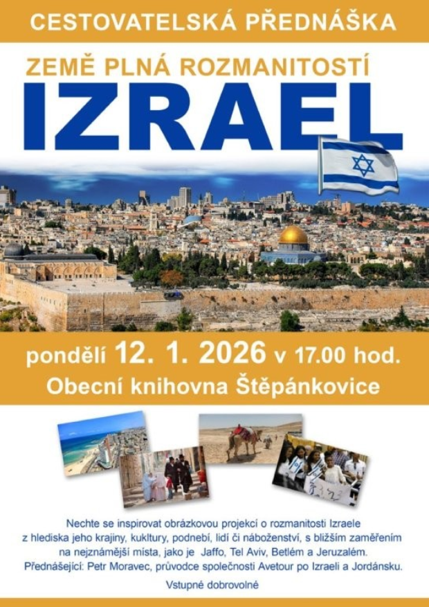 IZRAEL - Cestovatelská přednáška