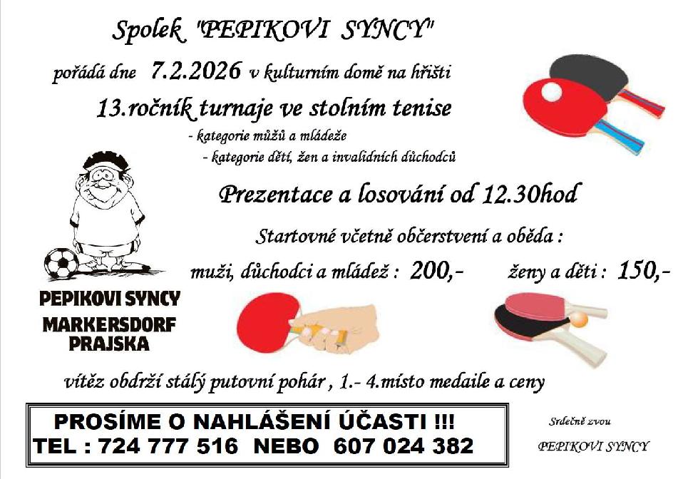 Turnaj ve stolním tenise